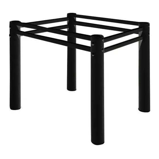 Pé De Mesa Para Tampo De Vidro Granito Quadrada 1,10 A 1,40