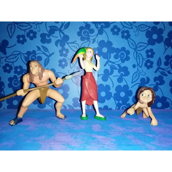 Figuras Tarzan Bimbo Disney Vintage Jane Set 