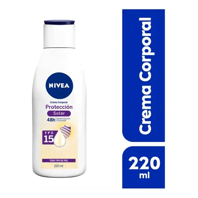 Nivea Crema Corporal Protección UV Fps15 Neutro 220 mL