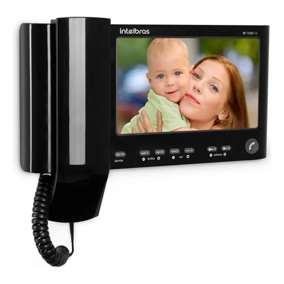 Iv 7000 Hs Preto Módulo Interno Videoporteiro Intelbras