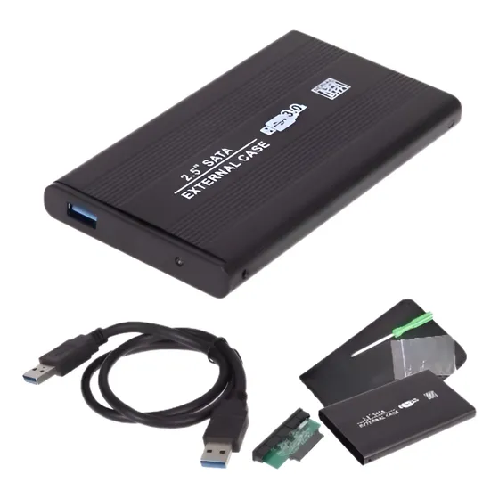 Case Externo 2.5 Disco Duro Sata Laptop Ide Usb 3.0 + Veloz