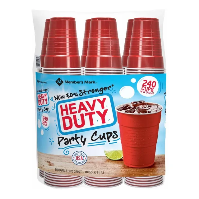 Vasos Heavy Duty Rojos Original 