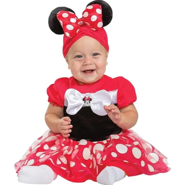 Disfraz Completo Minnie Mouse Bebe 12 A 18 Meses Disney