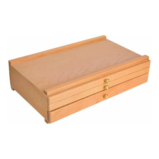 Art Supply Box Desktop Durable Drawing Tool Case For