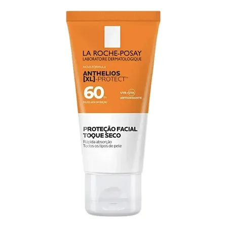 Protetor Solar Facial Fps 60 Gel Creme Oil-free Com Ação Hidratante E Antioxidante Uva/uvb Para Peles Oleosas Sem Cor Anthelios Xl Protect La Roche-posay 40g