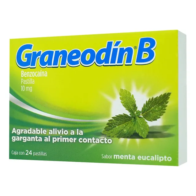 Graneodin-b Pastillas Sabor Menta-eucalipto, 24 Pastillas