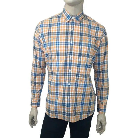 Camisas De Cuadros Ke Hombre Manga Larga