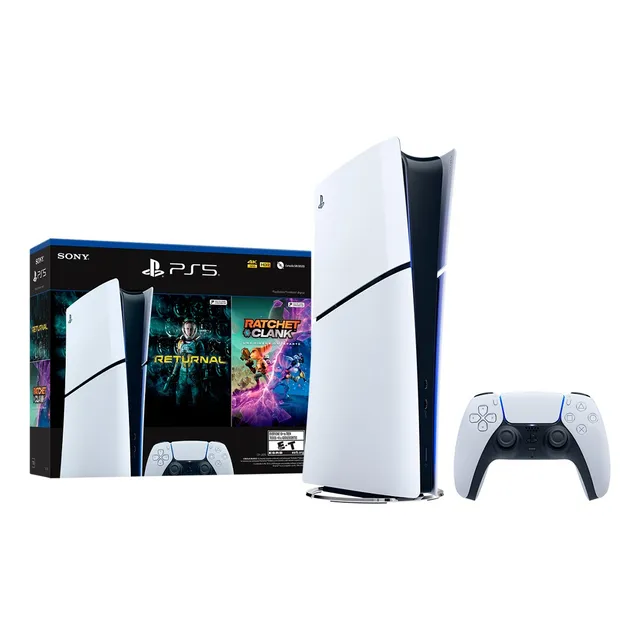 Sony PlayStation 5 Bundle + Base Slim CFI-2015 1TB Digital color blanco 2024