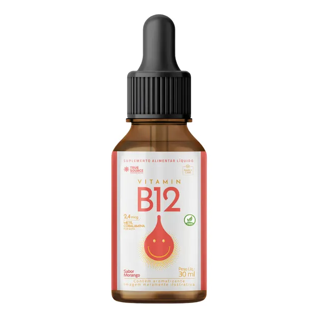 Vitamina B12 Líquido Alta Absorção True Source