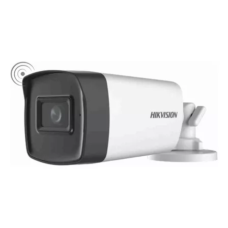 Cámara Bala Turbo 5mp Exir Lente 2.8mm Ir40m Ip67, Hikvision Color Blanco