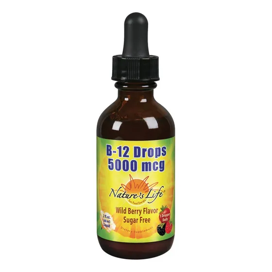 Suplemento Nature's Life B-12 Drops De Metilcobalamina 120 M
