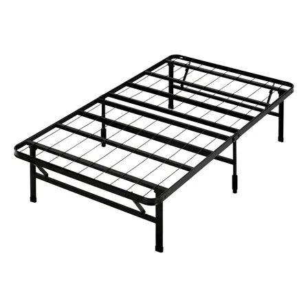 Base De Cama Zinus 1.5 Plazas Long 105x200x30cm Rumi Color Negro