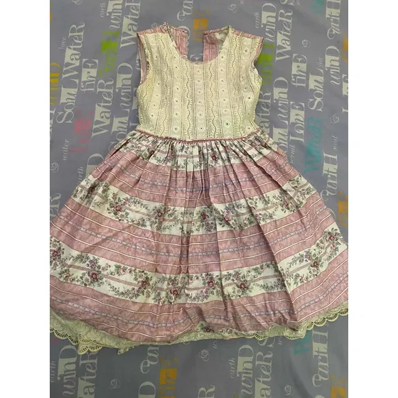 Vestido De Fiesta De Niña Talla 2. Usado