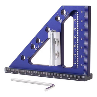 Regla Escuadra Profesional Multi Ángulo De Aluminio Regla Escuadra Profesional Multi Ángulo De Aluminio