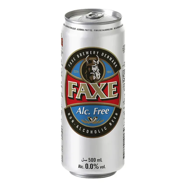 Cerveza Faxe Lata X24u 500ml Vol 0.0% Suchina S.a