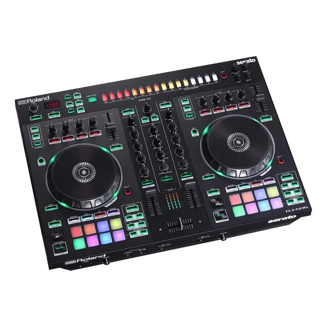 Controlador De Dj Roland Dj-505 Serato De Dos Canales Y Cuat
