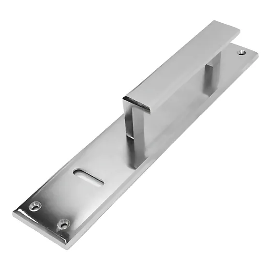 Manijon Recto Biselado De Bronce Platil 50 X 250 Mm Fondere