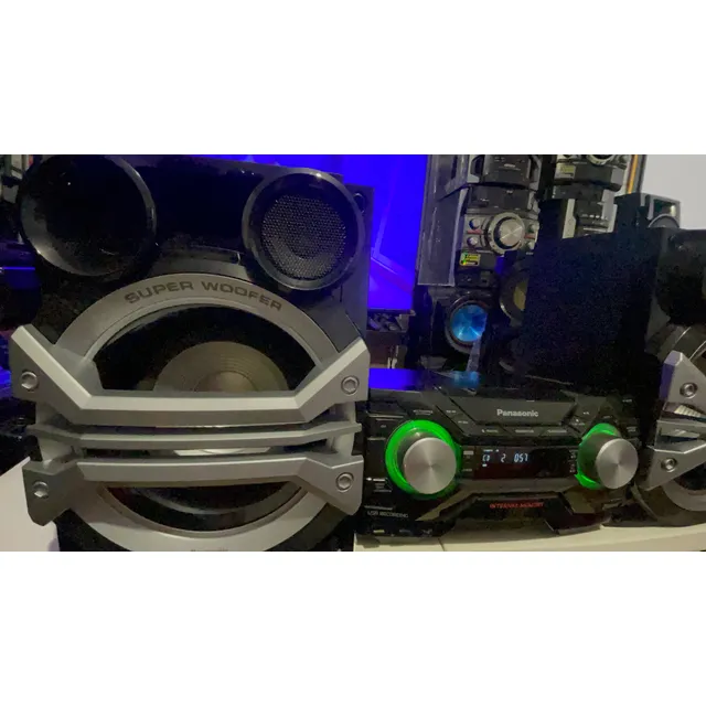 Minicomponente Panasonic Sa-akx600 Usado Negro Con Gris 2000 W