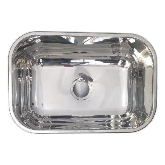 Cuba Aço Inox N°1 17 Funda Polida 47x30x17cm