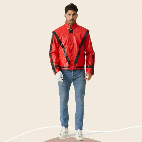 Chaqueta Roja Cosplay Michael Jackson