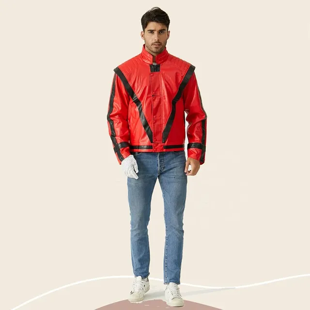 Chaqueta Roja Cosplay Michael Jackson