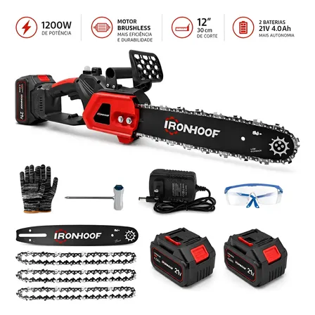 Motosserra A Bateria 12 Polegadas Brushless Bivolt