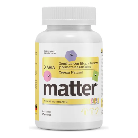 You Matter - Diaria Kids - Multivitamínico Infantil, 60 Gomitas Sabor Cereza