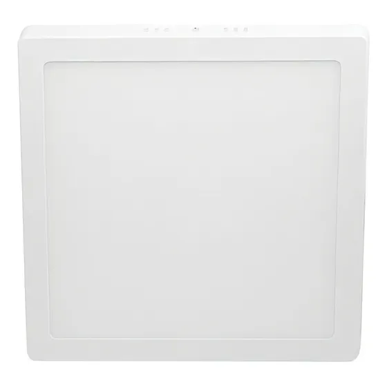 Painel Led 12w Lux Quadrado Sobrepor Taschibra 6500k Estrutura Branco/Fria (6500k) 127/220V