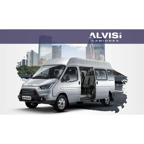 Jmc Touring Cargo Box N520 Minibus C/ Vidrios Para 10 Pasajeros + Iva