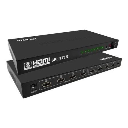 Splitter Hdmi 8 Canales 4k Metal