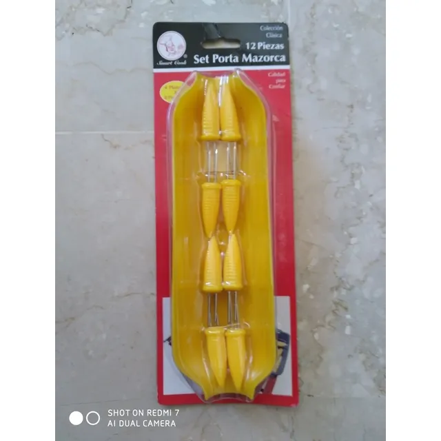 Set Porta Mazorca Smart Cook Parrilla Jojoto Nuevos
