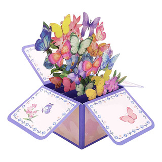 Tarjeta De Felicitación En Forma De Ramo De Flores De Papel Tarjeta De Felicitación En Forma De Ramo De Flores De Papel