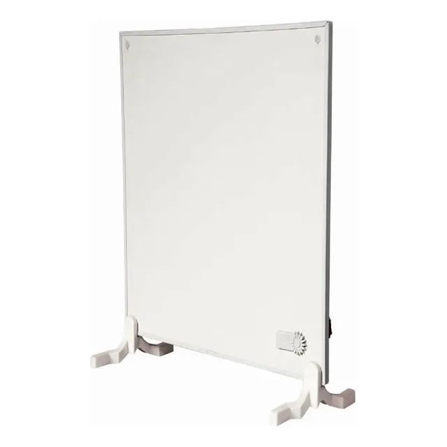Panel Calefactor Ecosol 300w Para Baño Con Pie Color Blanco