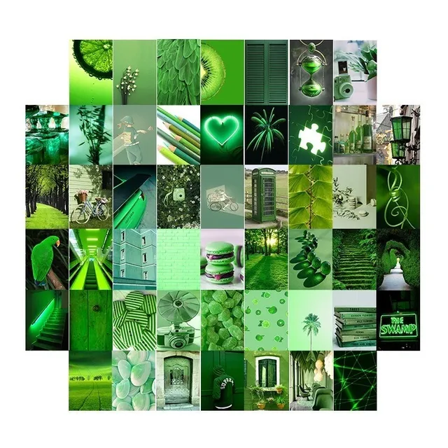 Collage Para Pared Arte Estética Decoración 4x6 50 Piezas