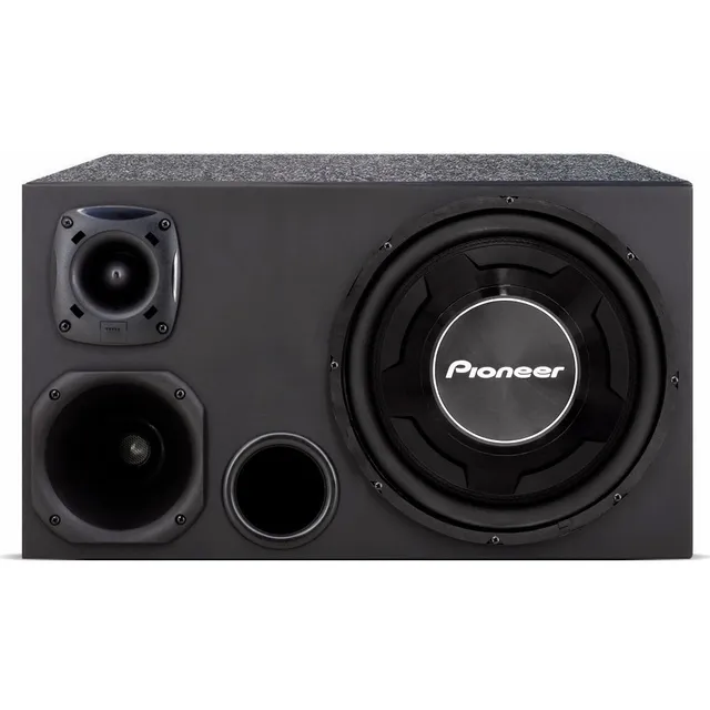 Caixa Trio Pioneer 12 Completa Drivers Jbl Selenium 750w Rms