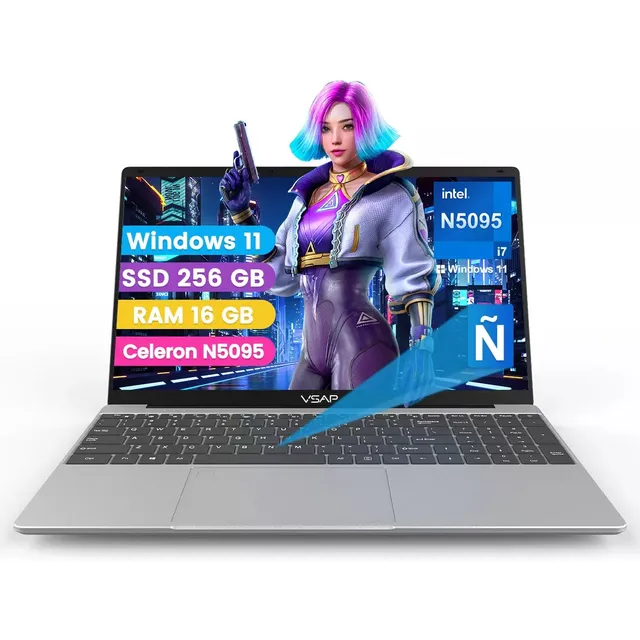 Laptop 2 En 1 Intel Celeron N5095 16g Ram 256g Ssd 15.6in