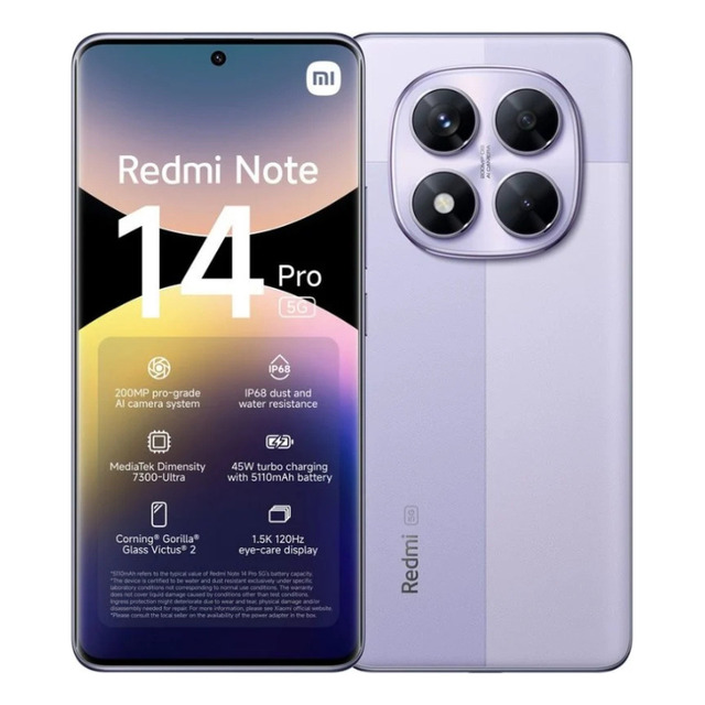 Xiaomi Redmi Note 14 Pro 5g 256gb 8gb Prova D'água C/ Nfc Xiaomi Redmi Note 14 Pro 5g 256gb 8gb Prova D'água C/ Nfc