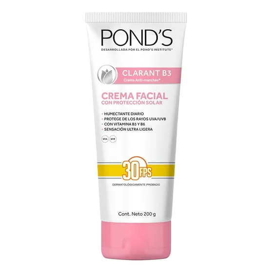 Pond´s Crema Facial Con Protector Solar 30fps 200g