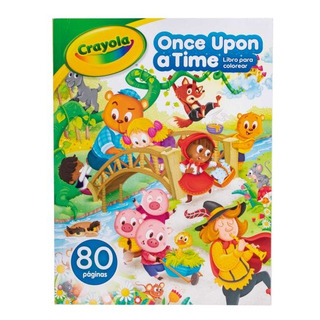 Cuaderno Iluminar Crayola 586180 Once Upon A Time 80 Hjs Cuaderno Iluminar Crayola 586180 Once Upon A Time 80 Hjs