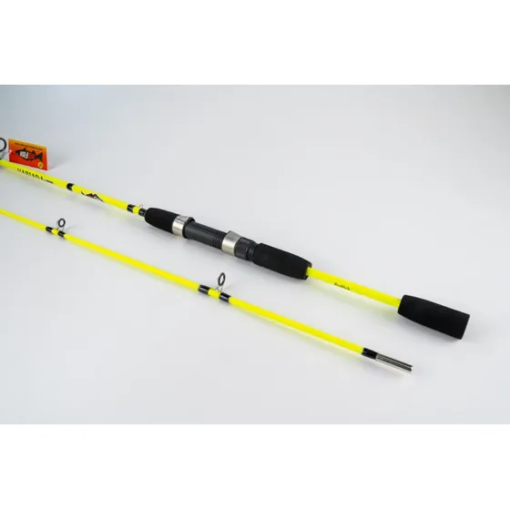 Caña Variada Redfish Amarilla 2.10 Mts 2 Tramos C/funda