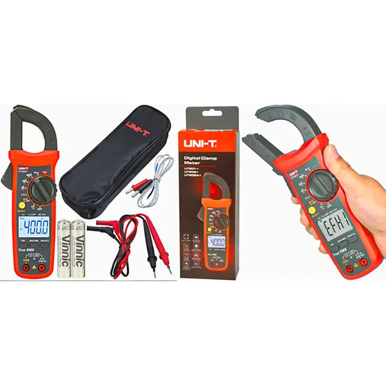 Tester Amperimetro Tenaza Multitester Multimetro Ut202+pilas