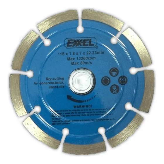 Disco Diamantado Segmentado 4 1/2 PuLG Exxel Somos Tienda
