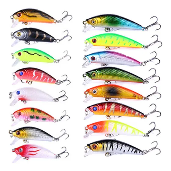 Kit Combo Pesca 16 Señuelos Ideal Tarariras Taruchas Dorado