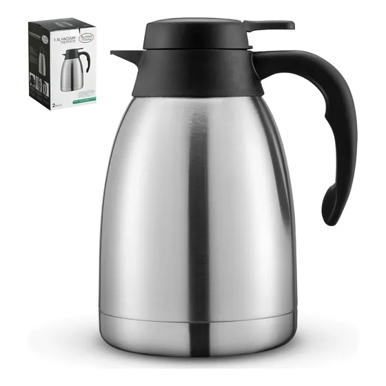 Jarra Térmica Para Café O Te De Acero Inoxidable 1.5 Lts