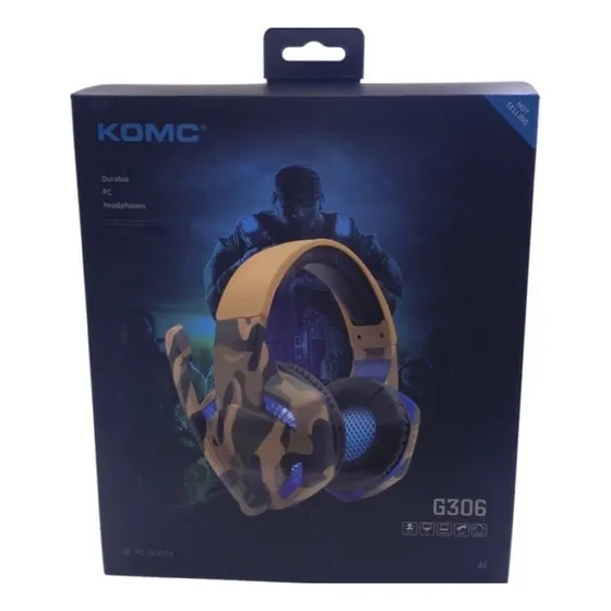 Audifonos Gaming Komc G306 Ps4 Xbox Switch Pc Headset Tienda