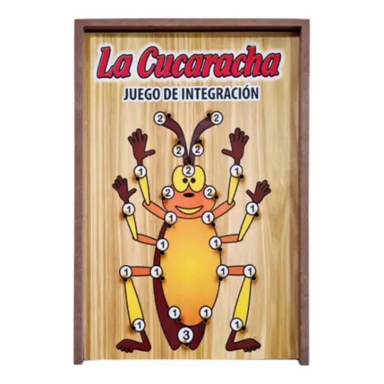 La Cucaracha Juego Didactico De Mesa Familiar En Madera