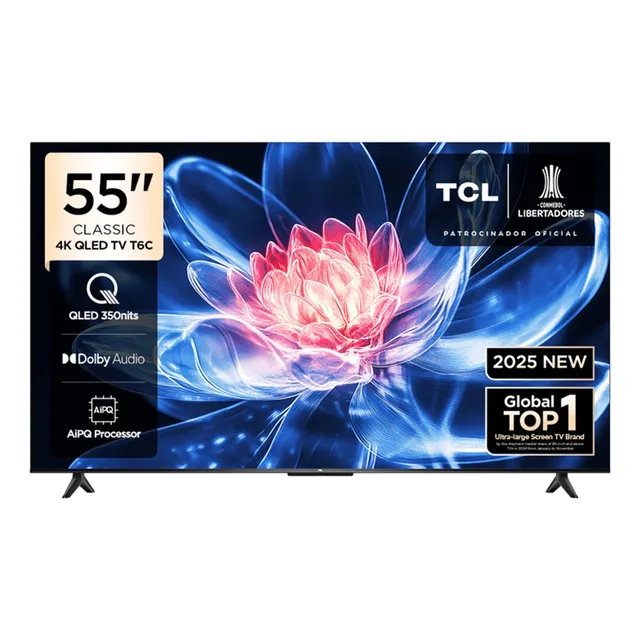 Televisor Tcl Qled 55 Smart Tv 4k Ultra Hd + Google Tv / Hdr