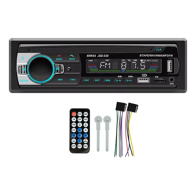 Radio Reproductor Pasacintas Carro Con Fm Bluetooth Sd Aux 