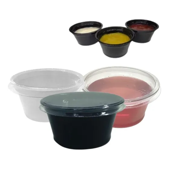 Pote Para Molhos 30ml G695 Cores Variadas 100 Un- Galvanotek