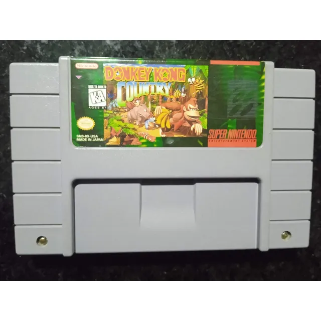 Donkey Kong Country Original Snes Super Nintendo